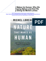 Nature That Makes Us Human Why We Keep Destroying Nature and How We Can Stop Doing So Michel Loreau Full Chapter