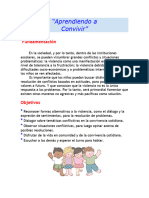 Proyecto Aprendiendo a convivir