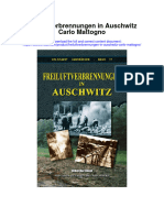 Freiluftverbrennungen in Auschwitz Carlo Mattogno Full Chapter