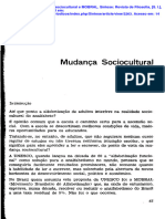 Mudança Sociocultural e Mobral - (M. Govoni)