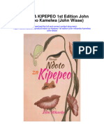 Ndoto Za Kipepeo 1St Edition John Mihambo Kamelwa John Wisse Full Chapter