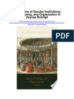 The Origins of Secular Institutions Ideas Timing and Organization H Zeynep Bulutgil Full Chapter