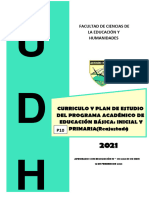 Plan de estudio de Educación Basica