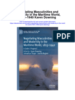 Negotiating Masculinities and Modernity in The Maritime World 1815 1940 Karen Downing Full Chapter