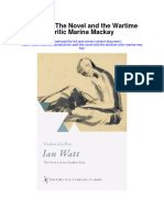 Download Ian Watt The Novel And The Wartime Critic Marina Mackay full chapter