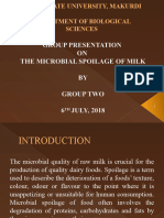 MCB 407 Microbial Spoilage of Milk Presentation-1