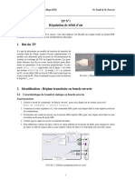 TPN 3 Régulation de Débit D'air: 2.1 Caractéristique de Transfert Statique en Boucle Ouverte