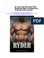 Ryder An Age Gap Mountain Man Romance Mountain Men of Edgewood Valley Book 6 Erin Havoc All Chapter