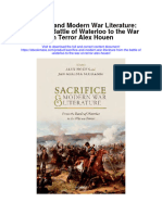 Sacrifice and Modern War Literature From The Battle of Waterloo To The War On Terror Alex Houen All Chapter