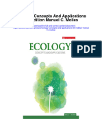Ecology Concepts and Applications 5Th Edition Manuel C Molles Full Chapter
