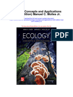 Ecology Concepts and Applications Ninth Edition Manuel C Molles JR 2 Full Chapter
