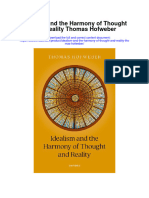 Idealism and The Harmony of Thought and Reality Thomas Hofweber Full Chapter