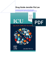 Icu Quick Drug Guide Jennifer Pai Lee Full Chapter