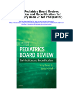 Download Nelson Pediatrics Board Review Certification And Recertification 1St Edition Terry Dean Jr Md Phd Editor full chapter