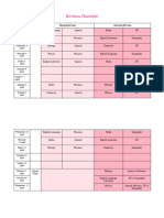 exam revision timetable