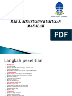 PPT MINGGU KE 3 MENYUSUN RUMUSAN MASALAH PENELITIAN