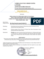 SK Dewan Pastoral Wilayah Pracimantoro