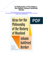 Ideas For The Philosophy of The History of Mankind 4Th Edition Johann Gottfried Herder Full Chapter