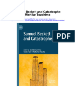 Samuel Beckett and Catastrophe Michiko Tsushima All Chapter