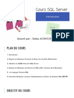 Cours 0 SQL Server - Introduction