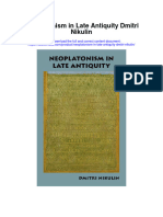 Neoplatonism in Late Antiquity Dmitri Nikulin Full Chapter
