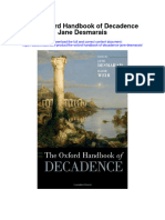 Download The Oxford Handbook Of Decadence Jane Desmarais full chapter