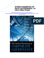Download The Oxford Handbook Of Corporate Governance 1St Edition Mike Wright full chapter