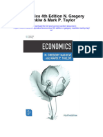 Economics 4Th Edition N Gregory Mankiw Mark P Taylor Full Chapter
