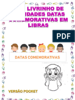 221 Meu Livro de Atividades Datas Comemorativas Libras Pocket