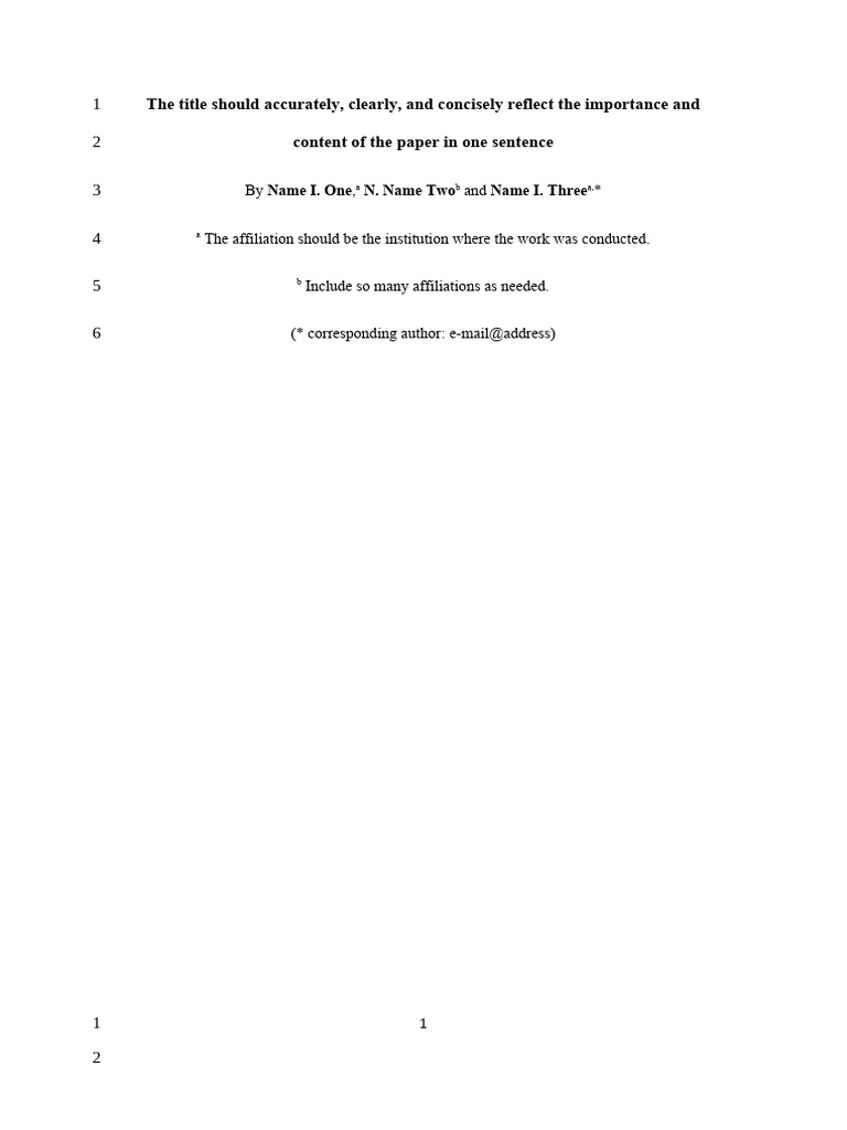 RevMetal Submission Guidelines | PDF | Citation | Written Communication