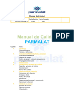 Manual de Calidad PARMALAT 1