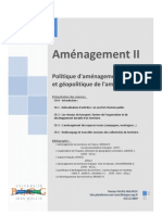 Amenagement Politique d Amenagement Durable Et Geopolitique de l Amenagement