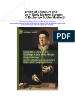 Economies of Literature and Knowledge in Early Modern Europe Change and Exchange Subha Mukherji Full Chapter