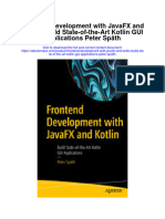 Frontend Development With Javafx and Kotlin Build State of The Art Kotlin Gui Applications Peter Spath Full Chapter