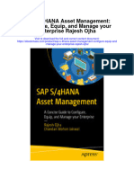Sap S 4hana Asset Management Configure Equip and Manage Your Enterprise Rajesh Ojha All Chapter
