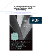 The Oxford Handbook of History and International Relations Mlada Bukovansky Full Chapter