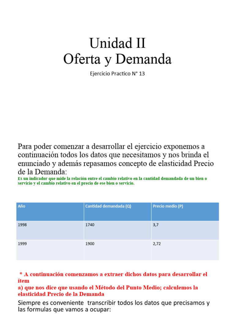 Elasticidad Precio de la Demanda en Trigo | PDF | Elasticidad (economía ...