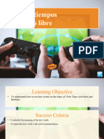 t3 SP 247 Hobbies and Free Time Activities Powerpoint Spanish