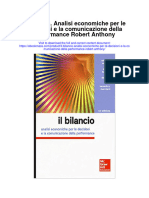 Download Il Bilancio Analisi Economiche Per Le Decisioni E La Comunicazione Della Performance Robert Anthony full chapter