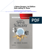 Download Imaging In Spine Surgery 1St Edition Edition Jeffrey S Ross full chapter
