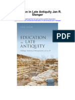 Download Education In Late Antiquity Jan R Stenger full chapter