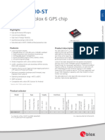 UBX G6010 ST - ProductSummary - (GPS.G6 HW 09001)