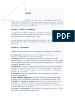 Ley de La Carrera y Situacion Del Personal PNP DL 1149