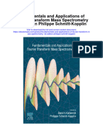 Fundamentals and Applications of Fourier Transform Mass Spectrometry 1St Edition Philippe Schmitt Kopplin Full Chapter
