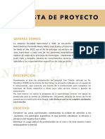 Socied AD Nutric Ional: Propuesta de Proyecto