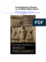 Download The Oxford Handbook Of Roman Philosophy 1St Edition Myrto Garani full chapter