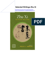 Zhu Xi Selected Writings Zhu Xi All Chapter