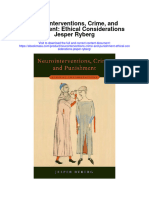 Download Neurointerventions Crime And Punishment Ethical Considerations Jesper Ryberg full chapter