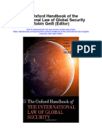 Download The Oxford Handbook Of The International Law Of Global Security Robin Geis Editor full chapter