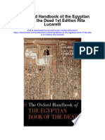 The Oxford Handbook of The Egyptian Book of The Dead 1St Edition Rita Lucarelli Full Chapter